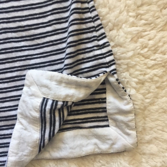 Ann Taylor Loft slit neck striped tunic - Picture 4 of 8